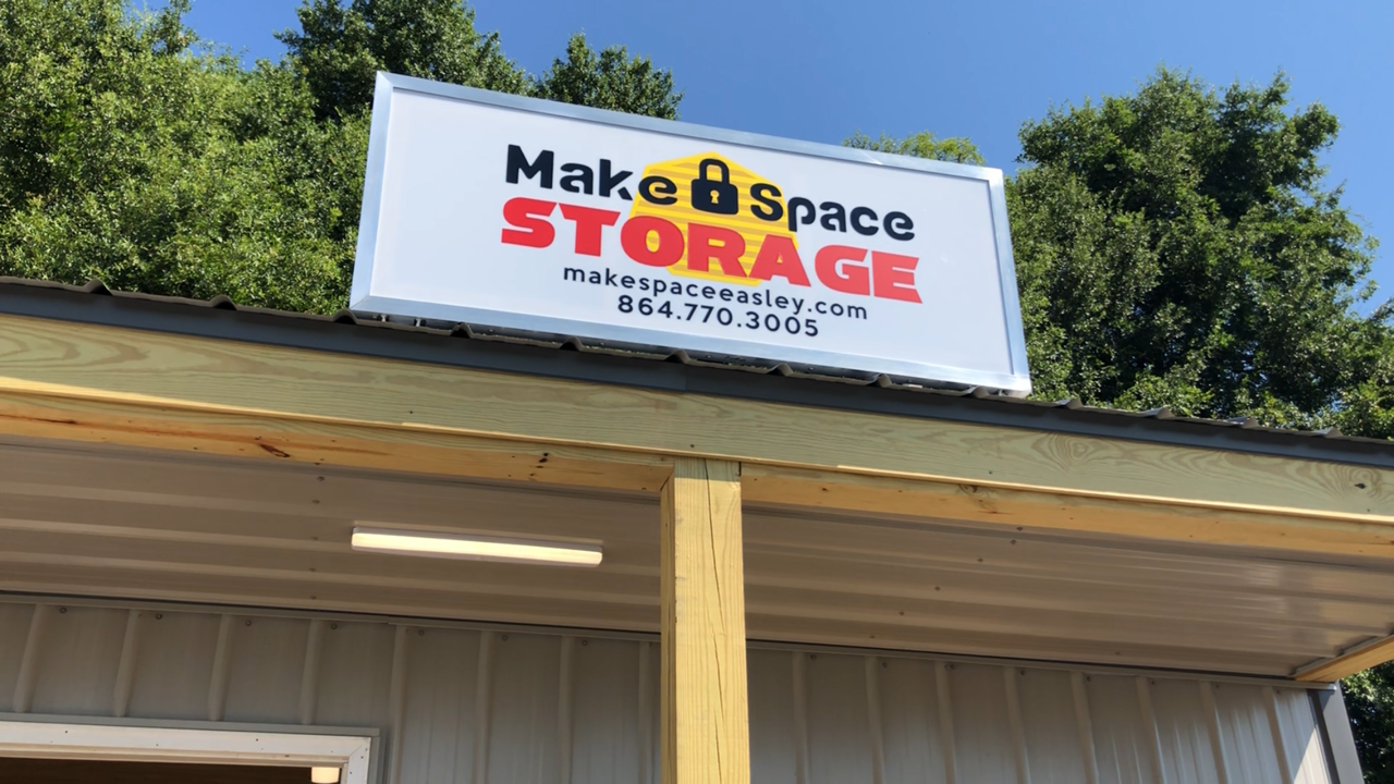 MakeSpace Easley Store Sign, Easley, South Carolina, Personal and Business Storage Needs